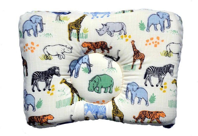 MODERN HOMES - feel the difference Memory Foam Animals Baby Pillow Pack of 1  (Multicolor)