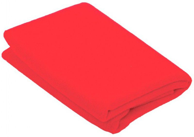 MeeMee Microfiber Baby Bed Protecting Mat  (Red, Medium)