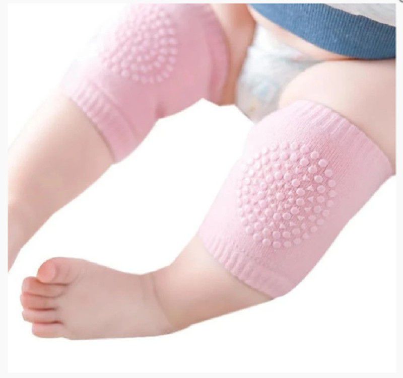 Off ONN Baby Wool Knit Leg Warmer (Knee Guard) Baby Knee Pads Pink Baby Knee Pads  (Unique Guard Dot's)