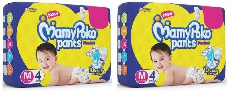 MamyPoko Pants Standard Diapers - M 4+4 - M  (2 Pieces)