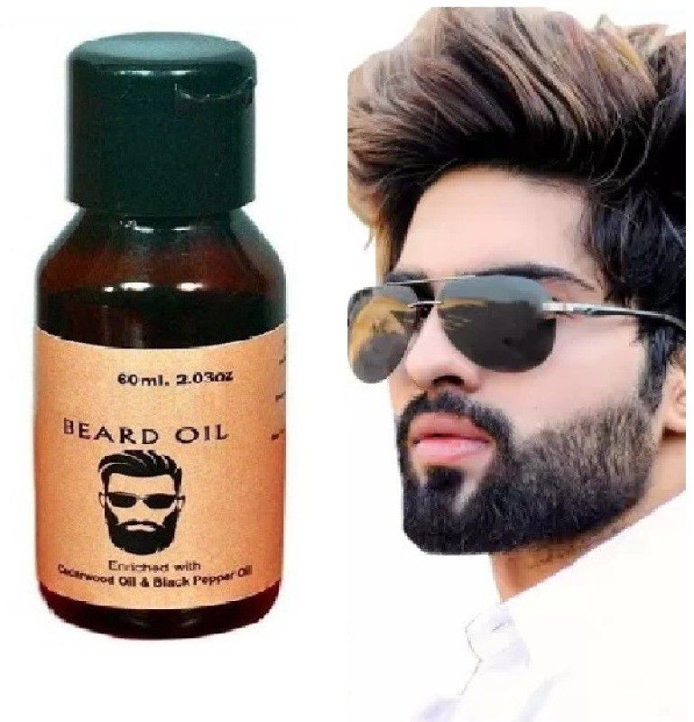 GULGLOW99 Beard Growth Oil for Strong and Healthy Beard Growth Hair Oil  (60 ml)