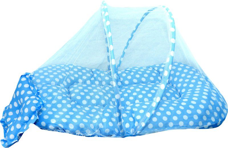 Yash Enterprises Cotton Baby Bed Sized Bedding Set  (Blue)