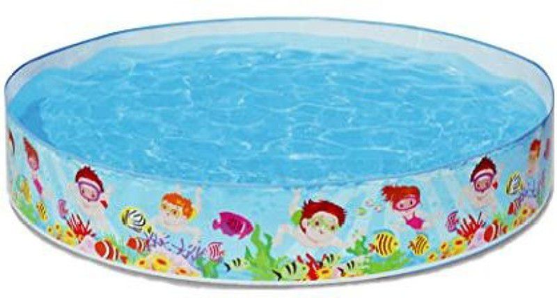 Kmc kidoz 6ft Backyard Outdoor Pool for Kids Adults Bath tub for Kids Home and Travel  (Multicolor)