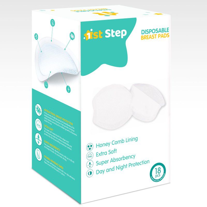 1st Step ST-1005 Nursing Breast Pad  (Pack of 18)