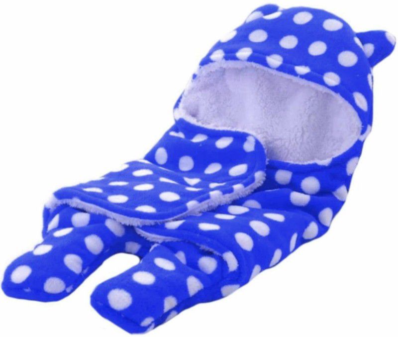 BRANDONN 3 in 1 Baby Boy's and Baby Girl's Baby Blanket Sleeping Bag  (Blue)