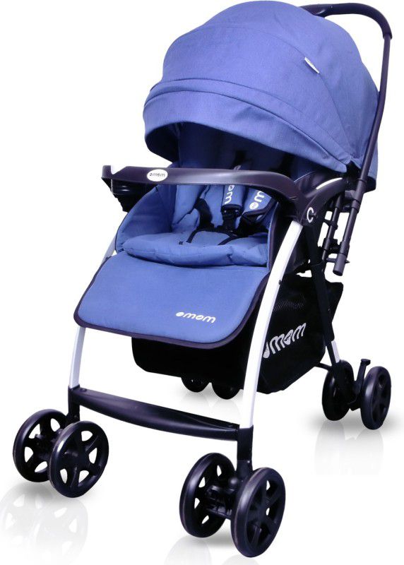 DOTMOM Uber Flyer Baby Stroller One-Hand Folding Pram Stroller  (Multi, Blue)
