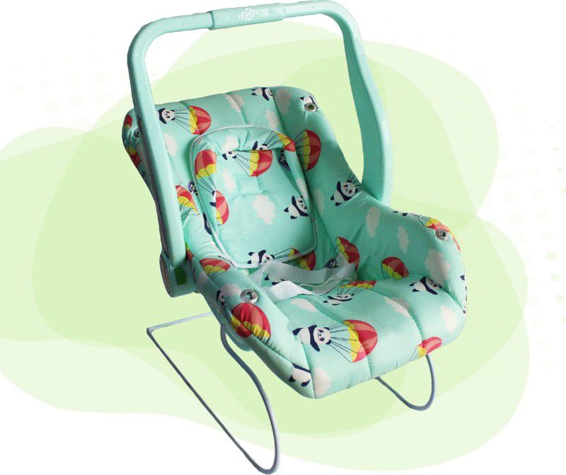 EVOSHINE 3 in 1 Carry Cot Cum Bouncer Feeding Chair, Baby Carrier, Baby Chair, Rocker Bouncer  (Green)