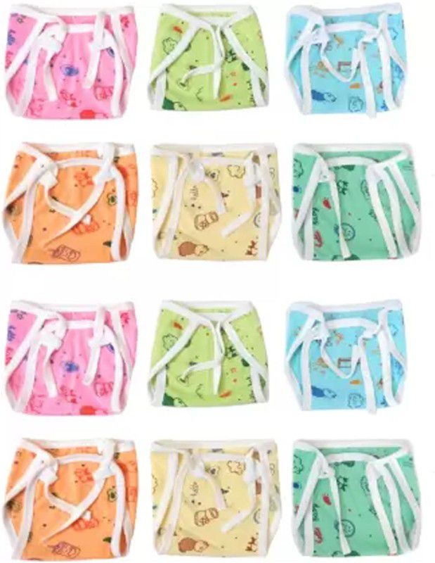 Ecorner New Born Baby Single Layer Soft Hosiery Cotton Cloth Multicolor Nappies ,