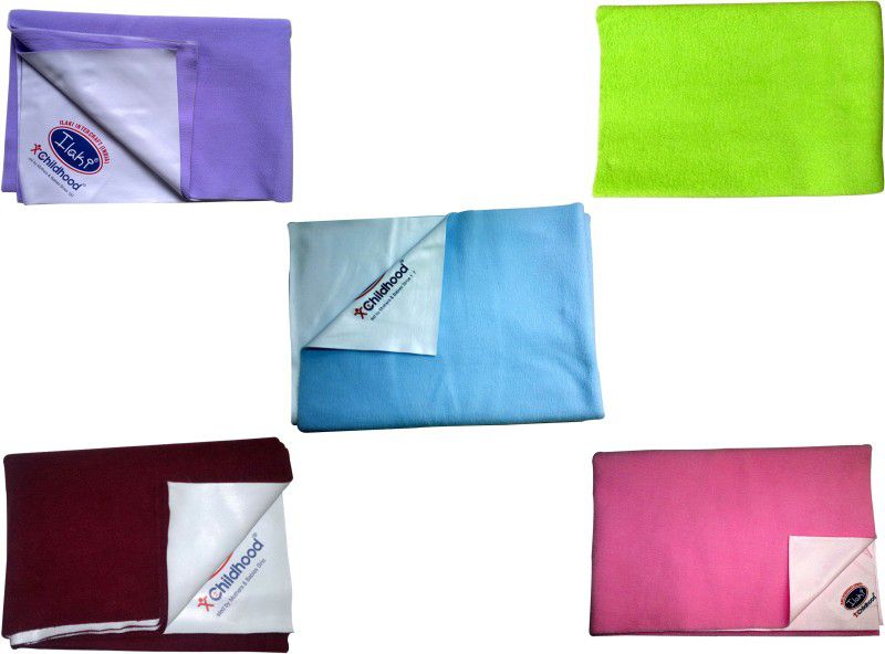 Xchildhood Cotton Baby Sleeping Mat  (Multicolor, Medium, Pack of 5)