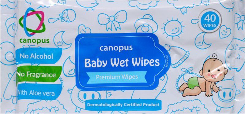 Canopus Baby Wet Wipes  (40 Wipes)