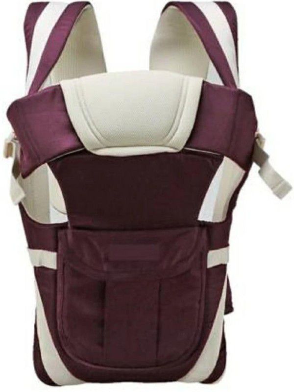 MobilePlanet Baby Carrier 4 in 1 Carry Bag Baby Carrier Cuddler Baby Carrier Baby Carrier (maroon-Off White, Front Carry Facing Out) Baby Carrier  (maroon- off white, Back Carry)
