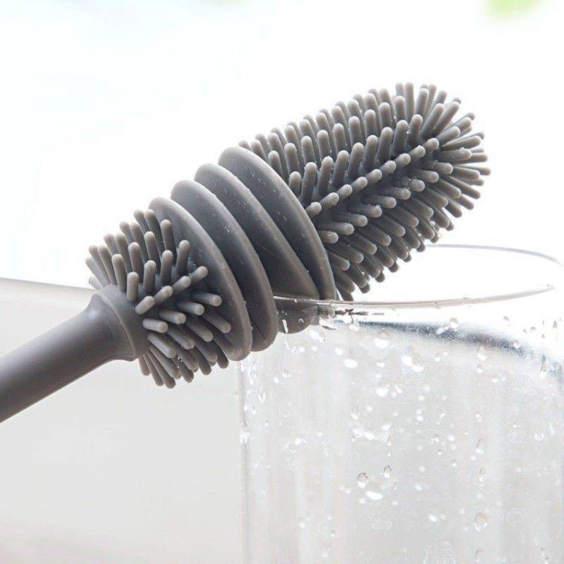 ActrovaX Durable Cleaning Brush Silicone Cleansing Brush-X42  (Grey)