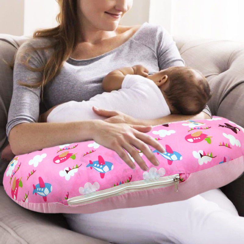 SafeChamp Skyler Pink Upto to 12 Months Child Breastfeeding Pillow Breastfeeding Pillow