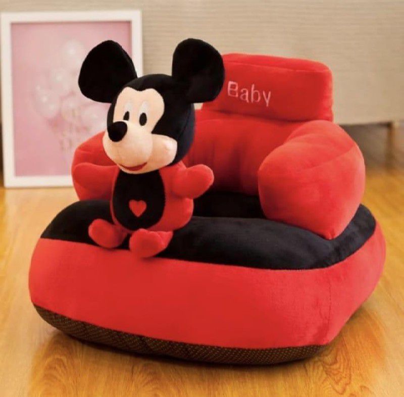lovebed New baby chair seat 210 velvat stuff  (Fabric, golden and black)