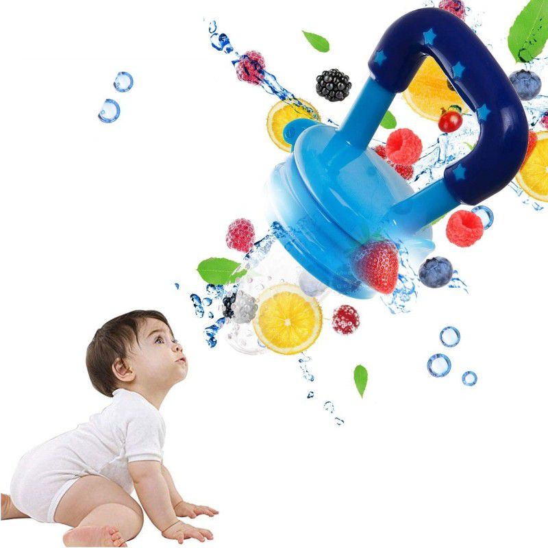 JASODANANDAN Silicone Food/Fruit Nibbler, Pacifier, Feeder, Teether for Infant Baby Teether and Feeder  (Multicolor)