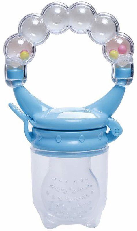 Triple B Baby Fruit Nibbler With Rattle Teether - Pack of 1 (Multicolor) Feeder  (Multicolor)