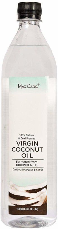MAXCARE Cold Pressed Virgin Coconut Oil, 1L Hair Oil  (1000 ml)