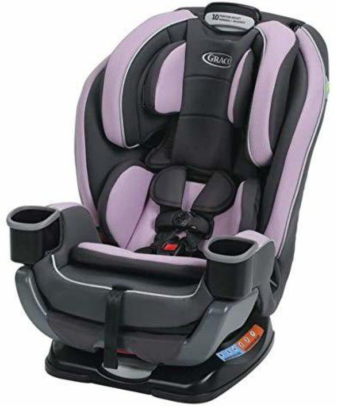 Garco 3 in 1 Rear Facing Longer with Extend2Fit, Infant to Toddler Seat, Under 40 kg Baby Car Seat  (Black, Pink)