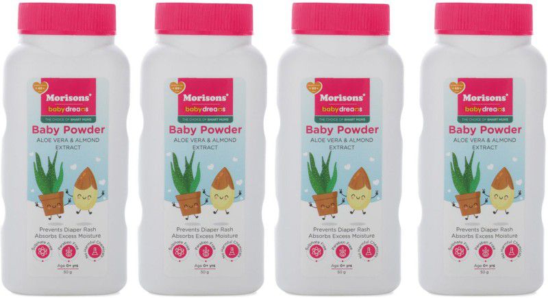 Morisons Baby Dreams Baby Powder Combo 50 gm - Pack of 4  (4 x 50 g)