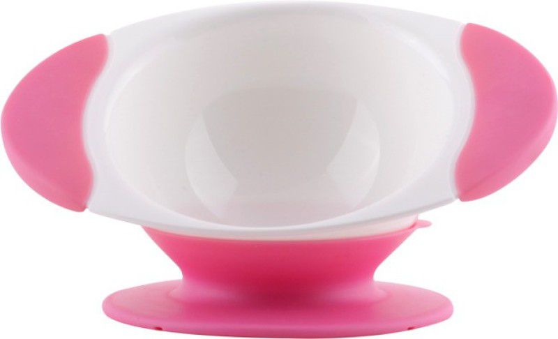FARLIN 360° Baby Bowl - Pink - Food Grade Plastic  (Pink)