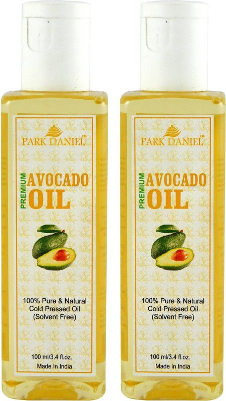 PARK DANIEL Premium Cold Pressed Avocado oil Combo pack of 2 bottles of 100 ml(200 ml)  (200 ml)