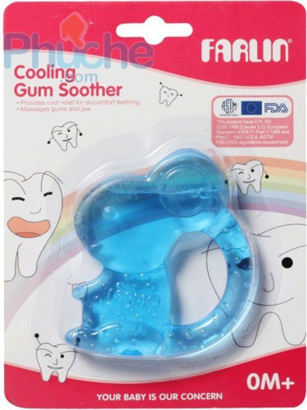 FARLIN Cooling Gum Soother-Rabbit (Blue) Soother  (Blue)