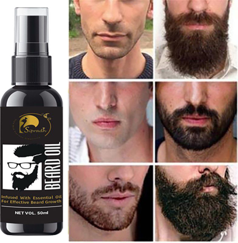 Sipradh 100% Result Beard Growth Oil Enriched & Onion & Sandalwood oil For Faster 50 ml Hair Oil  (50 ml)