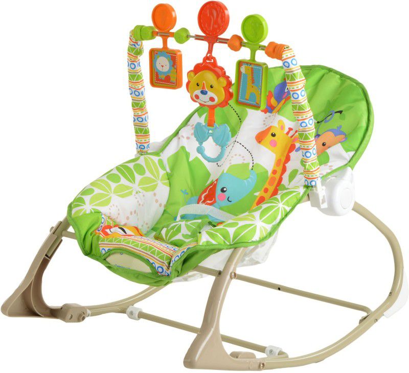 Toy House Baby Bouncer with Vibration and Music Bouncer  (Multicolor)