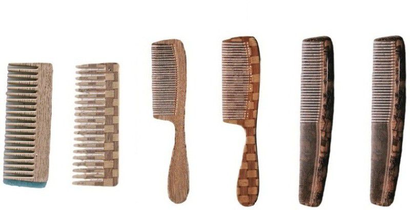 RAJ Comb,Plastic Combs/Kangi/Kanga,Hair Comb for Men & Women-MultiColor-(Pack Of 3)