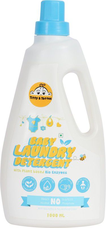 Tiffy & Toffee Plant Based Baby Laundry With Bio-Enzymes and Neem Extracts Fresh Liquid Detergent  (1000 ml)