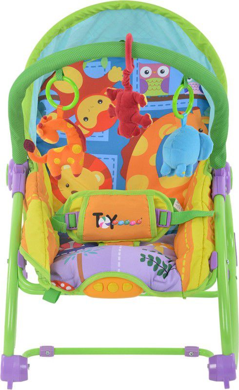 Toy House Rocking Chair n Baby Bouncer Rocker and Bouncer  (Multicolor)