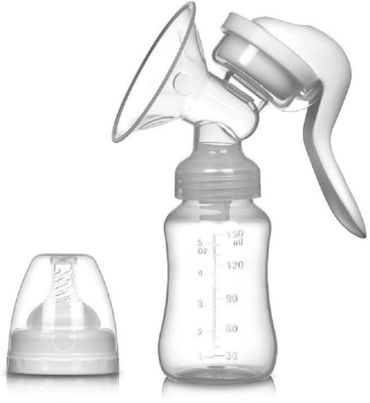Gorofy First Feed Manual Breast Pump - Manual - Manual  (White)