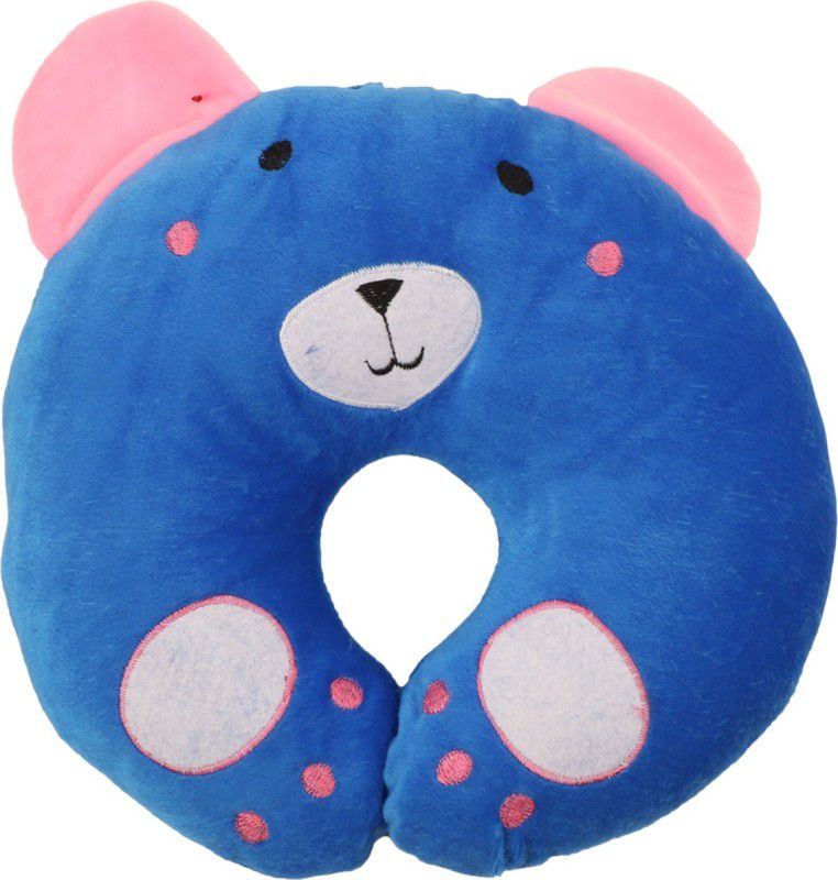 SONNASOFT Polyester Fibre Animals Baby Pillow Pack of 1  (Blue)
