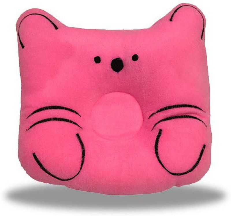 InEffable Cotton Animals Baby Pillow Pack of 1  (Pink)
