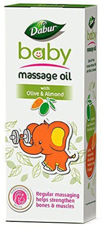 Dabur Baby Massage Oil With Olive And Almond  (200 ml)
