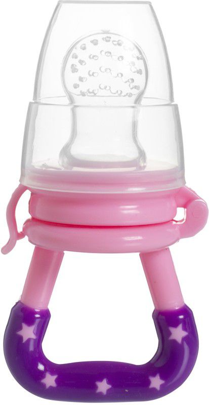 MYFA Silicon Food and Fruit Nibbler/ Feeder/ Pacifier for Infants (Pink) Teether and Feeder  (Pink)