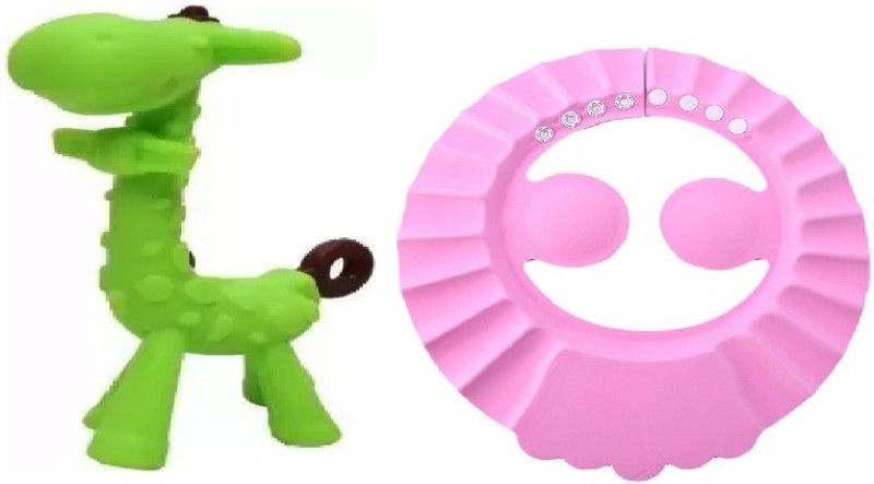 vbdb sales soother and cap Teether and Feeder  (pink and green, Green)