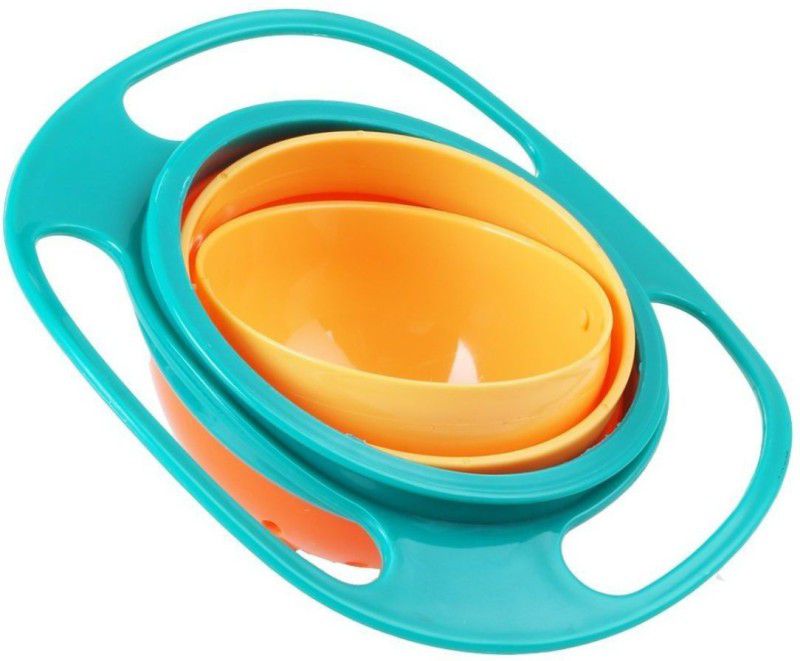 venja 360 Degrees Rotation Magic Bowl For Kids - Plastic  (Multicolor)