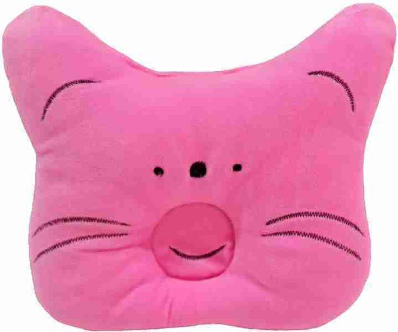 Trinetra 1 Cotton Animals Baby Pillow Pack of 1  (Pink)