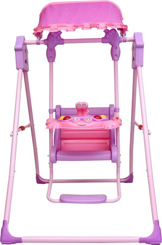 Ever Mall Indoor/Home/Garden/Outdoor Baby Musical Swing Chair As Baby Swing Swings  (Pink)
