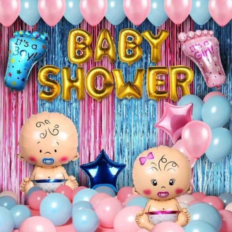 Millionminds Baby Shower Decoration Items Set-30 Pcs Party Decoration Items, Latex Balloons  (Set of 30)