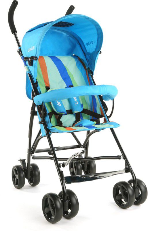 LuvLap Tutti Frutti Stroller/Buggy, Compact & Travel Friendly,for Baby/Kids,6-36 Month Stroller  (3, Blue)