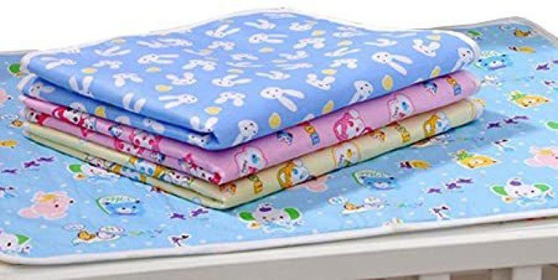 Fashtastic Diaper Changing Sheets (Set of 4, 35 x 22 Centimeter)  (Multicolor)