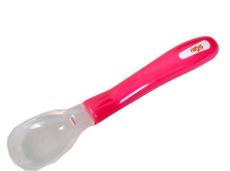 GURU KRIPA BABY PRODUCTS Spoon - Silicone  (Pink)