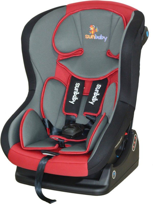 sunbaby Reclining Car Seat Baby Car Seat  (Red, Grey)