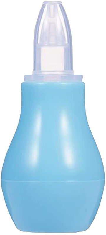 Smily Buds Nose Cleaner Aspirador Nasal, Soft Silicone, Squeezable Pump For 0+ Month Babies Manual Nasal Aspirator  (Blue)