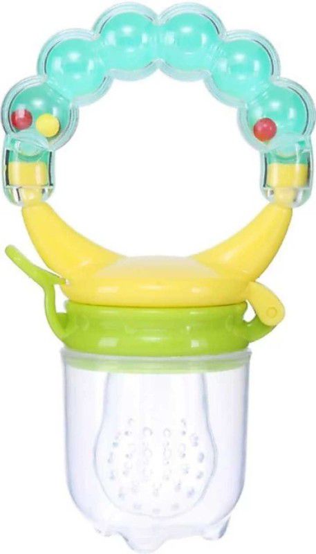 jyoti art creations ilicone Food/Fruit Nibbler, Soft Pacifier/Feeder for Baby Feeder - SILICON  (Green, White, Purple)