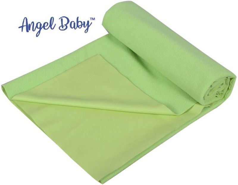Angel Baby Cotton Baby Bed Protecting Mat  (Green, Medium)