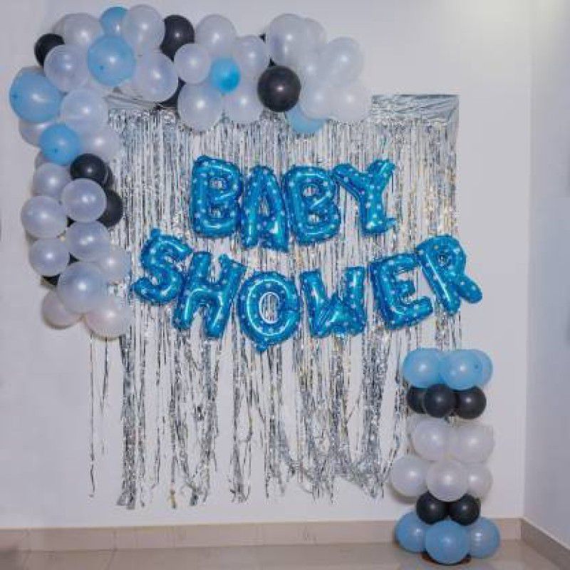 Anayatech blue baby shower combo -pack 50  (Set of 50)