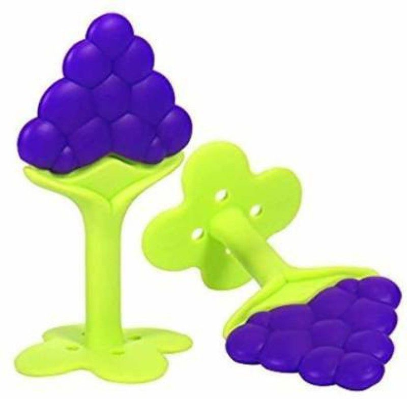 BABIQUE Silicone Fruit Teether For 0-2 years Babies|Teething Toys for Baby Teeth Growth Teether (Multicolor) Teether  (Multicolor)